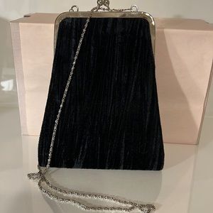 Vintage Black Velvet Purse